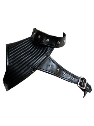 Steampunk Pauldron  Armor PU Leather One-Shoulder Corset Shrug Costume