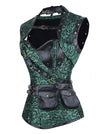 Steampunk Gothic Steel Boned Overbust Corset for Halloween