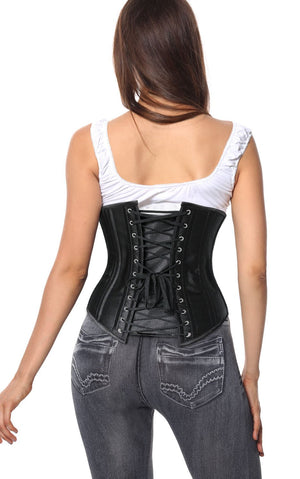 Women's 26 Steel Boned Gothic Underbust Waist Training Cincher Corset