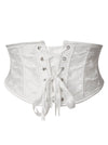 Short Torso Waist Cincher Women Sexy 14 Plastic Boned Jacquard Closure Underbust Corset