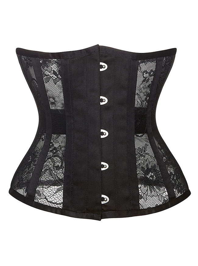 14 Steel Bones See-through Breathable Body Shaper Underbust Corset for Women