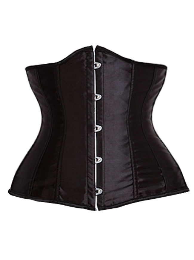 Vintage Plastic Boned Plus Size Waist Cincher Underbust Corset