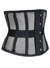 16 Steel Boned Breathable Mesh Underbust Waist Training Cincher Corset