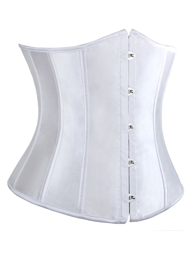 Women Fashion Plus Size Satin Waist Training Cincher Corset Bustier Top