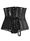 Women 26 Steel Boned Mesh Body Shaper Heavy Duty Waist Training Corset