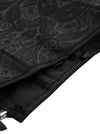 Victorian Gothic Jacquard Boned Wide Straps Lace Up Bustier Vest Corset /Black