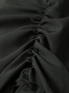 Women Medieval Retro Steampunk Gothic Renaissance Ruffle Layered Pleated Long Bustle Skirt