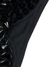 Spiked Punk B Cup Studs Rivet Party Club Rave Underwire Sport Bras Tops