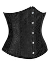 Floral Brocade Plus Size Waist Cincher Shaper Underbust Corset