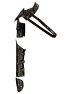 Steampunk Faux Leather Buckles Rivets Armlet One-shoulder Shrug