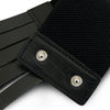 Women's Fashion Faux Leather Steampunk Rivet Elastic Waist Belt Black One-Size