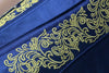 Renaissance Gothic Royal Blue Steel Boned Waist Training Underbust Corset