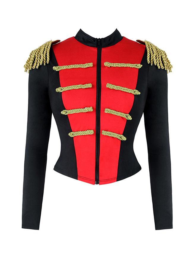 Women Royal Guard Ceremonial Band Tuxedo Jacket Halloween Costume