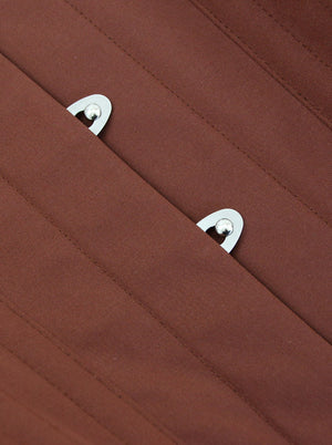 Vintage Steel Boned Waist Cincher Underbust Corset for Women