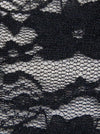 Steampunk Gothic Black Lace Corset Bustier Faux Leather Plus Size Bra Lingerie