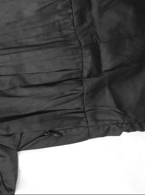 Women's Short Sleeve Ruffle Off Shoulder T-shirt Peasant Top/Black