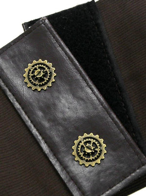 Steampunk Retro Leather Elastic Lace Up High Corset Belt