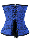 Steampunk Gothic Steel Boned Strapless Overbust Corset for Women