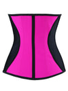 Women's Pink Latex Underbust Waist Trainer Shaper Corset