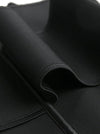Unisex Black Neoprene Velcro Sports Waist Trimmer Body Shaper Belt