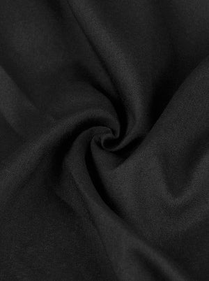Retro Multi-layered Mesh and Ruffle Asymmetrical Cosplay Skirt Black