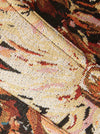 Renaissance Corset Top Women's Vintage Jacquard Floral Lace-Up Overbust Corset