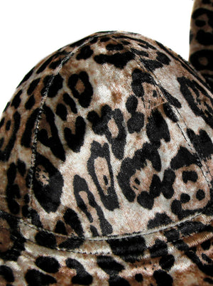 Sexy Leopard Pattern Push Up Bustier Crop Top B Cup Clubwear Party Bra