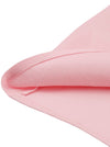 Casual Pink Sleeveless V Neck Ruffle Midi Summer Day Dress