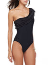 Sexy One Shoulder Ruffle Backless Beach One-piece Swimsuit