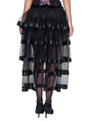 Fashion Steampunk High Low Multilayer Skirt