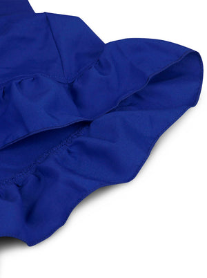 Retro Plus Size Multi-layered Mesh and Ruffle Asymmetrical Cosplay Skirt