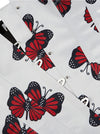 Women's Sexy Strapless Butterfly Print Body Shaper Corset Top